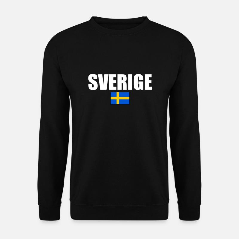 Sverige - Unisex Pullover - Schwarz