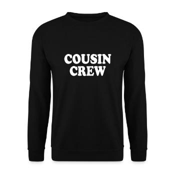 Cousin crew - Unisex Sweatshirt - black - Front - Alina (178cm) & Michal (187cm)