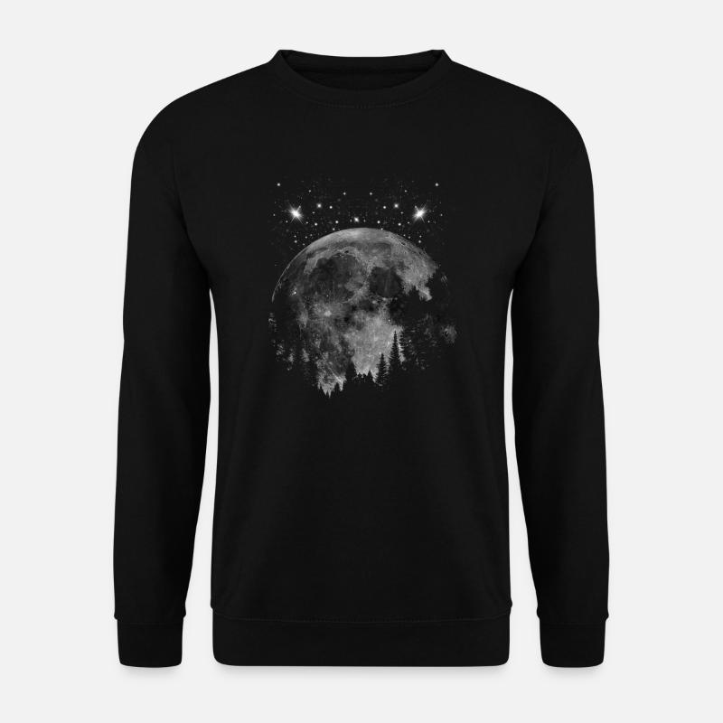 Moon - Unisex Sweatshirt - black