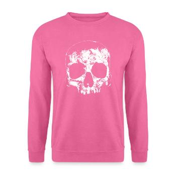Totenschädel - Unisex Pullover - Pink - Vorne
