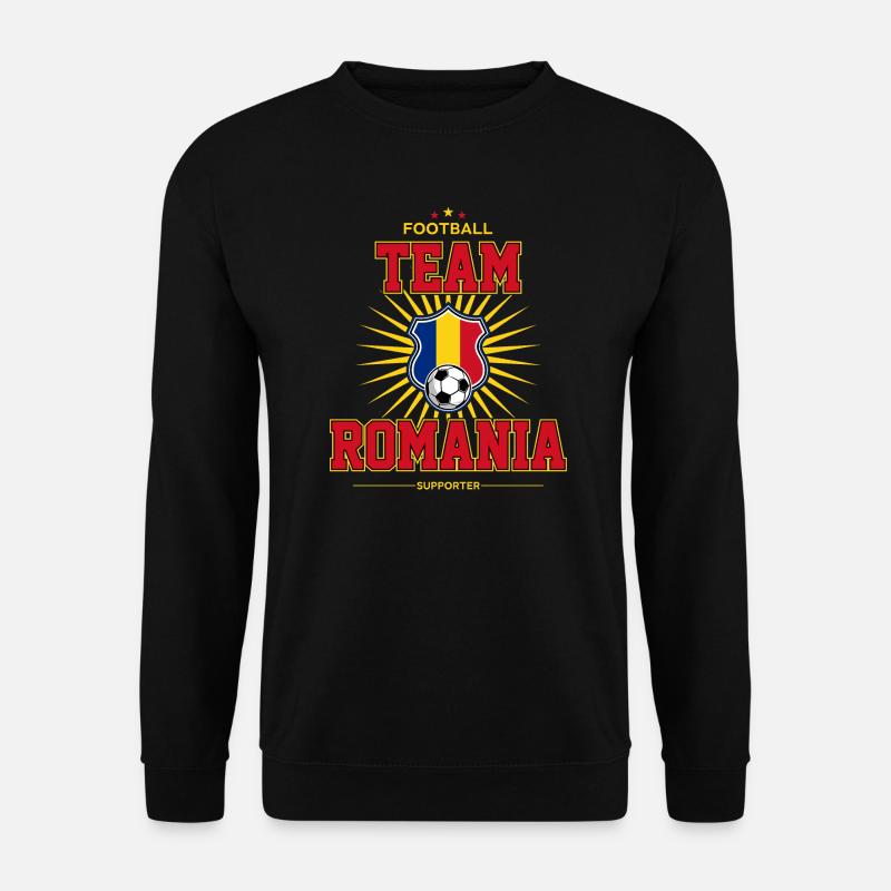Romania - Unisex Pullover - Schwarz