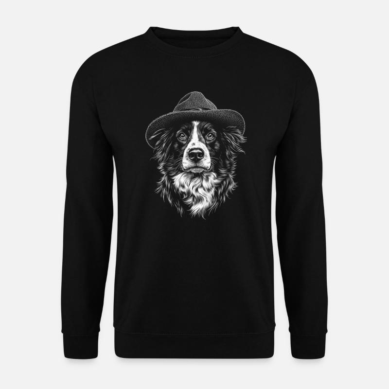 Australian Shepherd Hunde Hütehunde Hütehund Aussi - Unisex Pullover - Schwarz