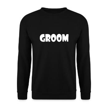 Groom - Unisex Pullover - Schwarz - Vorne - Alina (178cm) & Michal (187cm)