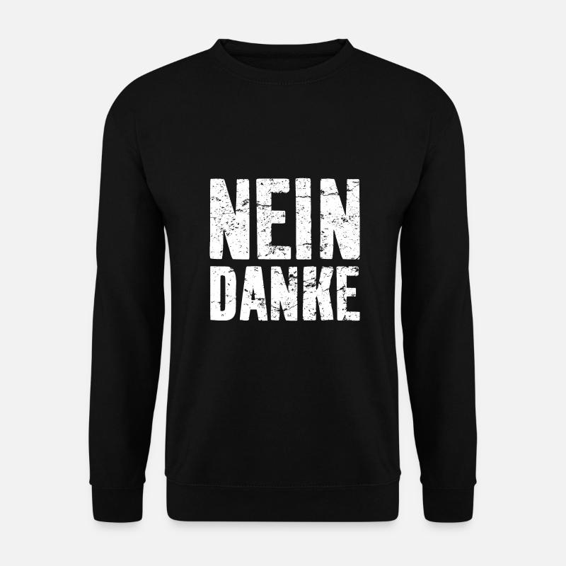NEIN DANKE WIDERSTAND DEMO - Unisex Pullover - Schwarz