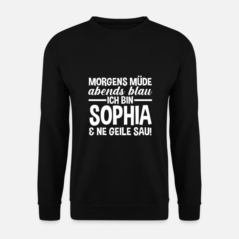 First name Sophia - Unisex Sweatshirt - black