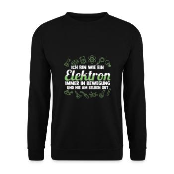 Chimiste Sciences Physique Chimie - Sweat-shirt Unisexe - noir - Devant - Alina (178cm) & Michal (187cm)