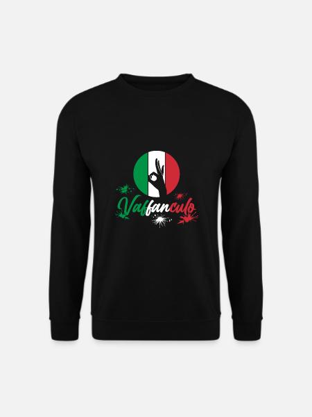 Italy Italian Vaffanculo - Unisex Sweatshirt - black