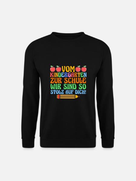 Eltern Schulkind Grundschule Erste Klasse Einschul - Unisex Pullover - Schwarz