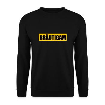 bräutigam - Unisex Pullover - Schwarz - Vorne - Alina (178cm) & Michal (187cm)