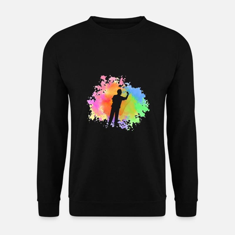 Joueur de fléchettes Fléchettes - Sweat-shirt Unisexe - noir