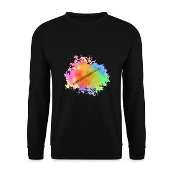 Flute player - Unisex Sweatshirt - black - Front - Alina (178cm) & Michal (187cm)
