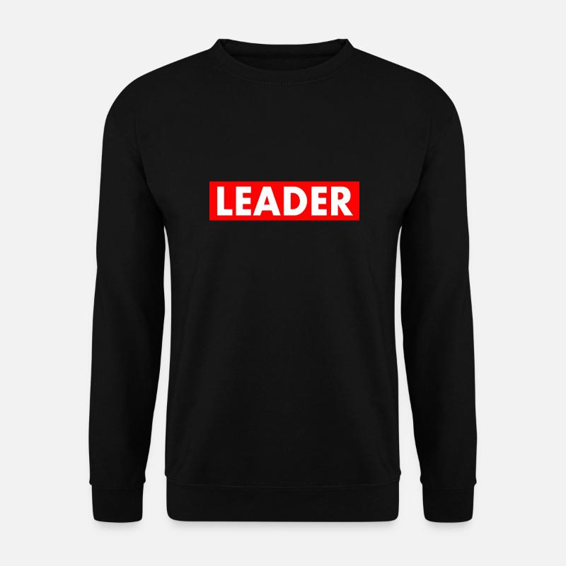 Leader - Unisex Pullover - Schwarz