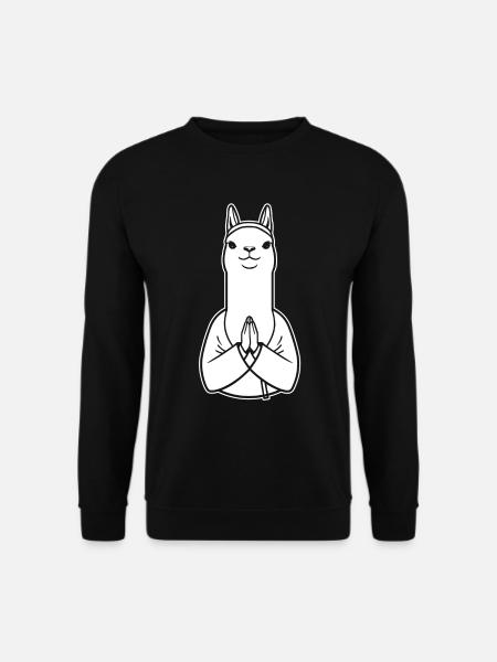 Lama chrétien chrétien - Sweat-shirt Unisexe - noir