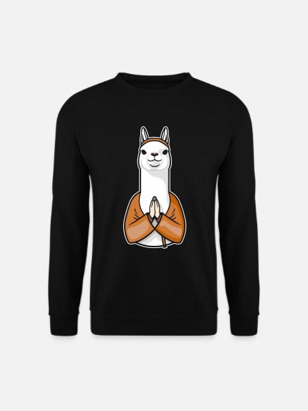 Christian Christianity Lama - Unisex Sweatshirt - black