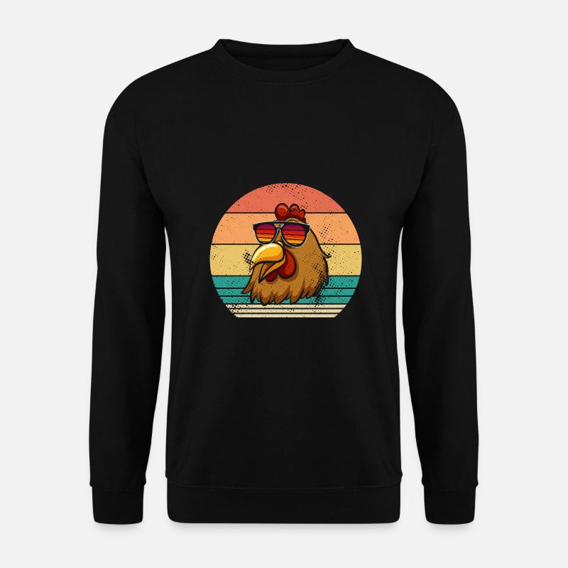 Chickens Hen - Unisex Sweatshirt - black
