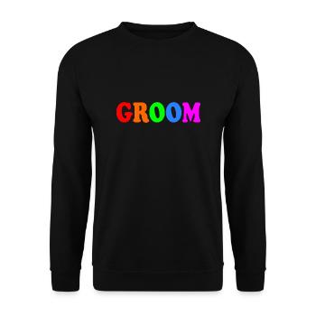 Groom - Unisex Pullover - Schwarz - Vorne - Alina (178cm) & Michal (187cm)