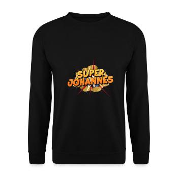 Johannes - Sweat-shirt Unisexe - noir - Devant - Alina (178cm) & Michal (187cm)