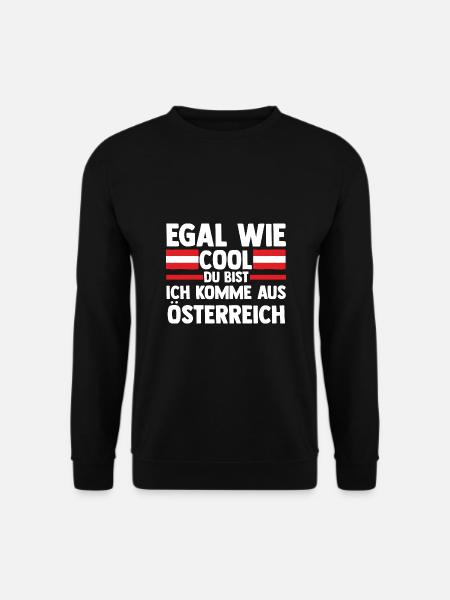 Austrians Austria - Unisex Sweatshirt - black