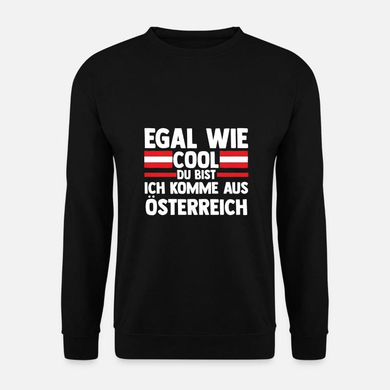Austrians Austria - Unisex Sweatshirt - black