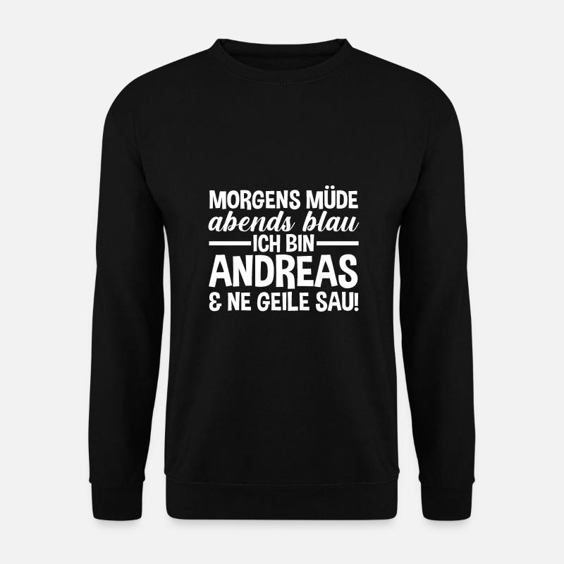 First name Andreas - Unisex Sweatshirt - black