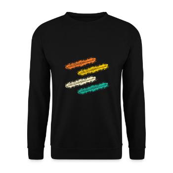 Flute player - Unisex Sweatshirt - black - Front - Alina (178cm) & Michal (187cm)