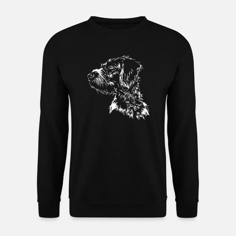 DEUTSCH DRAHTHAAR Wilsigns Jagdhund Jagdhunde - Unisex Pullover - Schwarz