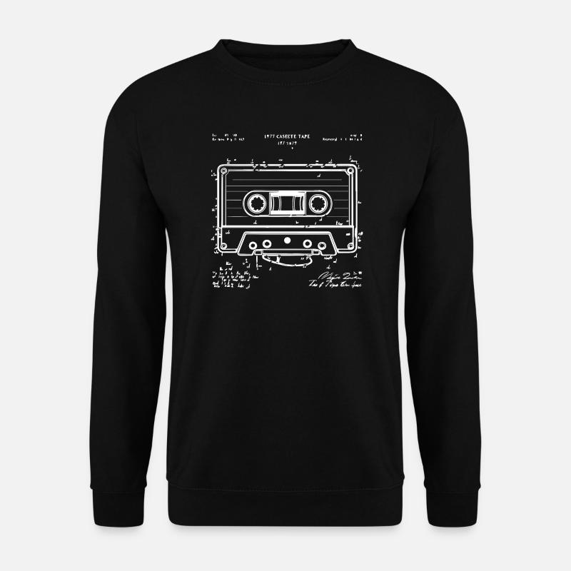 Retro-Kassette - Unisex Pullover - Schwarz