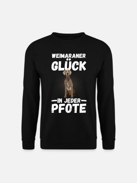 Braque de Weimar chien - Sweat-shirt Unisexe - noir