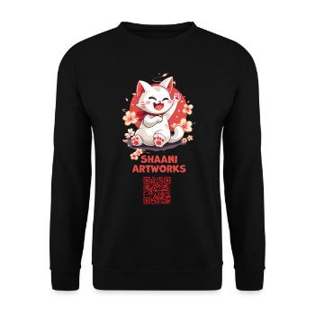 Merchandise Paket - Unisex Pullover - Schwarz - Vorne - Alina (178cm) & Michal (187cm)