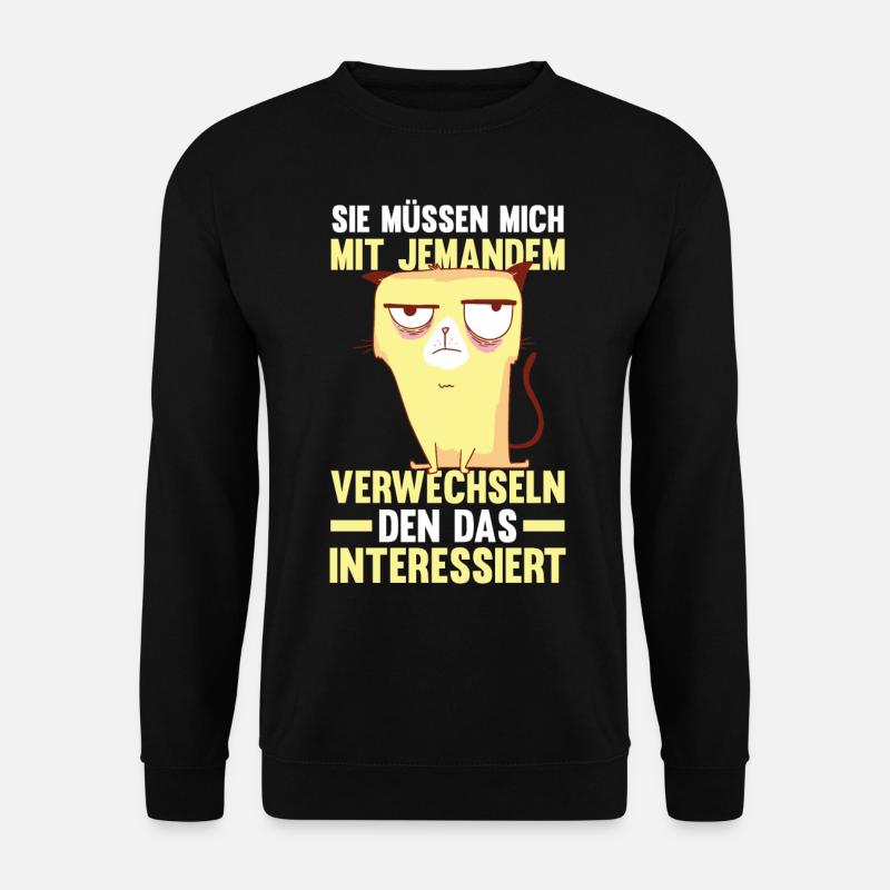 Lustige Sprüche Arbeitskollegen Bürohumor - Unisex Pullover - Schwarz