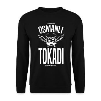 OSMANLI SLAP-OSMANLI TOKADI - Unisex Pullover - Schwarz - Vorne - Alina (178cm) & Michal (187cm)