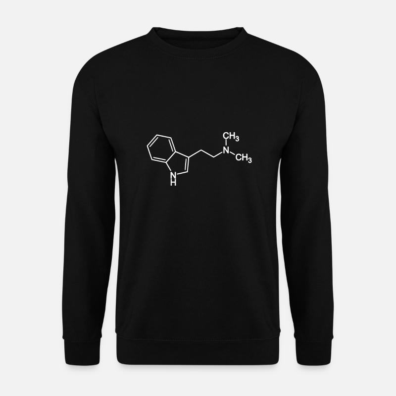 Molécule DMT N, N-Diméthyltryptamine - Sweat-shirt Unisexe - noir