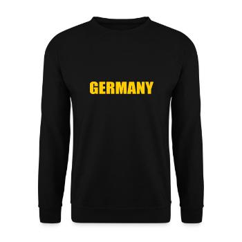 Germany - Sweat-shirt Unisexe - noir - Devant - Alina (178cm) & Michal (187cm)
