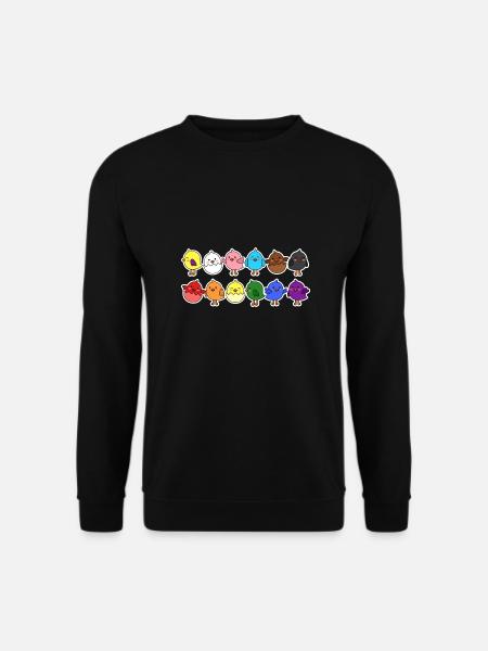 Pride Progress Flagge Küken für Gleichberechtigung - Unisex Pullover - Schwarz