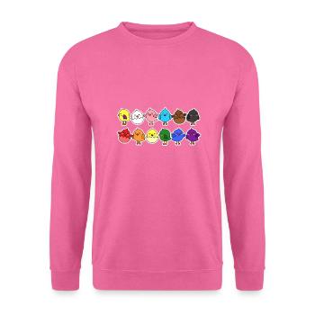 Pride Progress Flag Chick for Equality - Unisex Sweatshirt - pink - Front