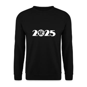 Hiking 2025, Camino, Pilgrimage, Way of St. James - Unisex Sweatshirt - black - Front - Alina (178cm) & Michal (187cm)