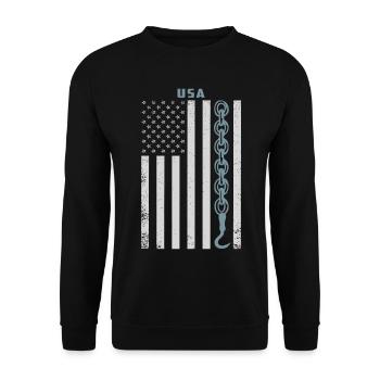 Breakdown service - Unisex Sweatshirt - black - Front - Alina (178cm) & Michal (187cm)