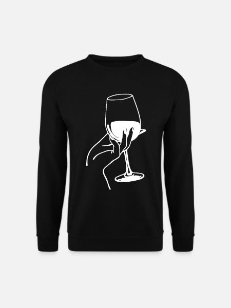 White wine lover - Unisex Sweatshirt - black