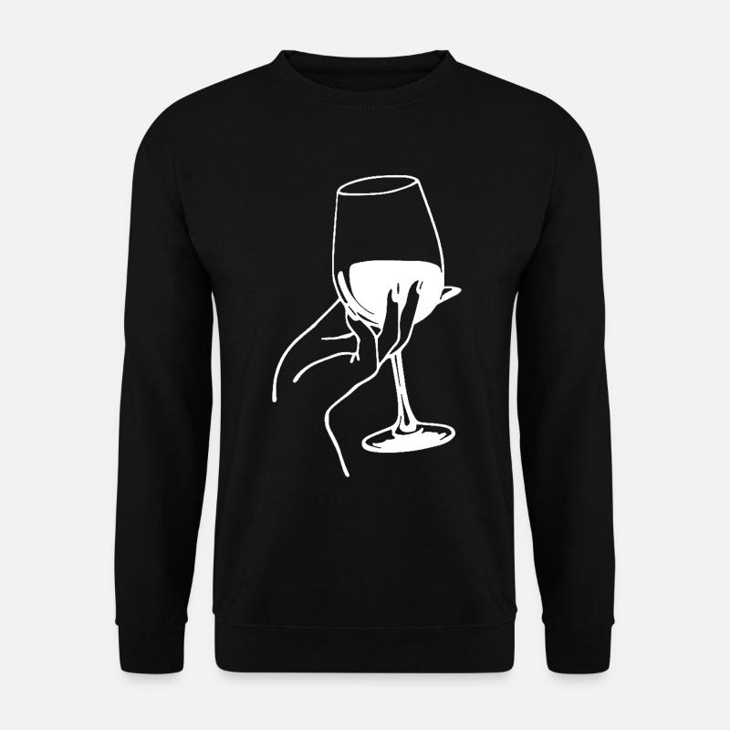 White wine lover - Unisex Sweatshirt - black