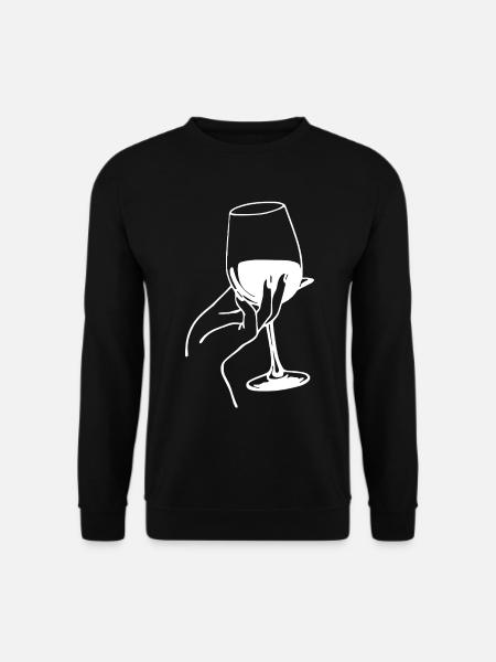White wine lover - Unisex Sweatshirt - black
