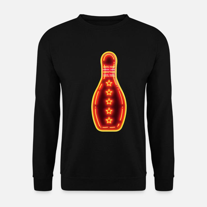 Retro Bowling - Unisex Pullover - Schwarz