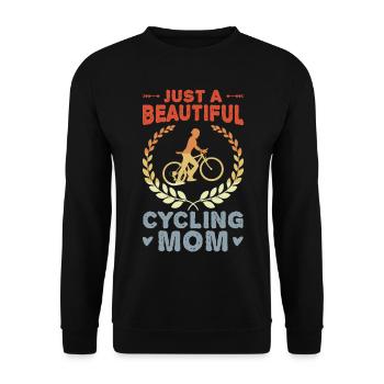 Écrou de vélo - Sweat-shirt Unisexe - noir - Devant - Alina (178cm) & Michal (187cm)