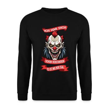 Je t’ai déjà compris... - Sweat-shirt Unisexe - noir - Devant - Alina (178cm) & Michal (187cm)