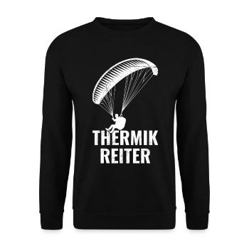 Parapente THERMIK REITER Drôle - Sweat-shirt Unisexe - noir - Devant - Alina (178cm) & Michal (187cm)
