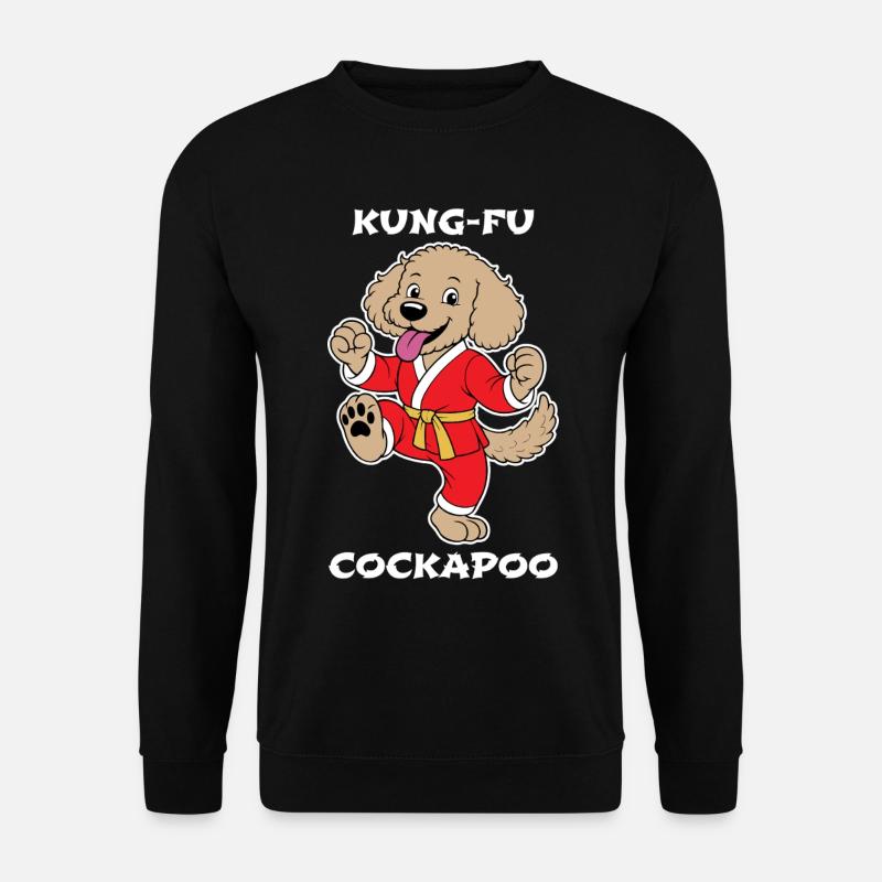 Cockapoo Kung-Fu  - Unisex Sweatshirt - black