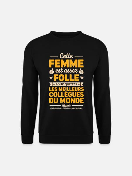 Departure Co-worker New Job Retirement - Unisex Sweatshirt - black