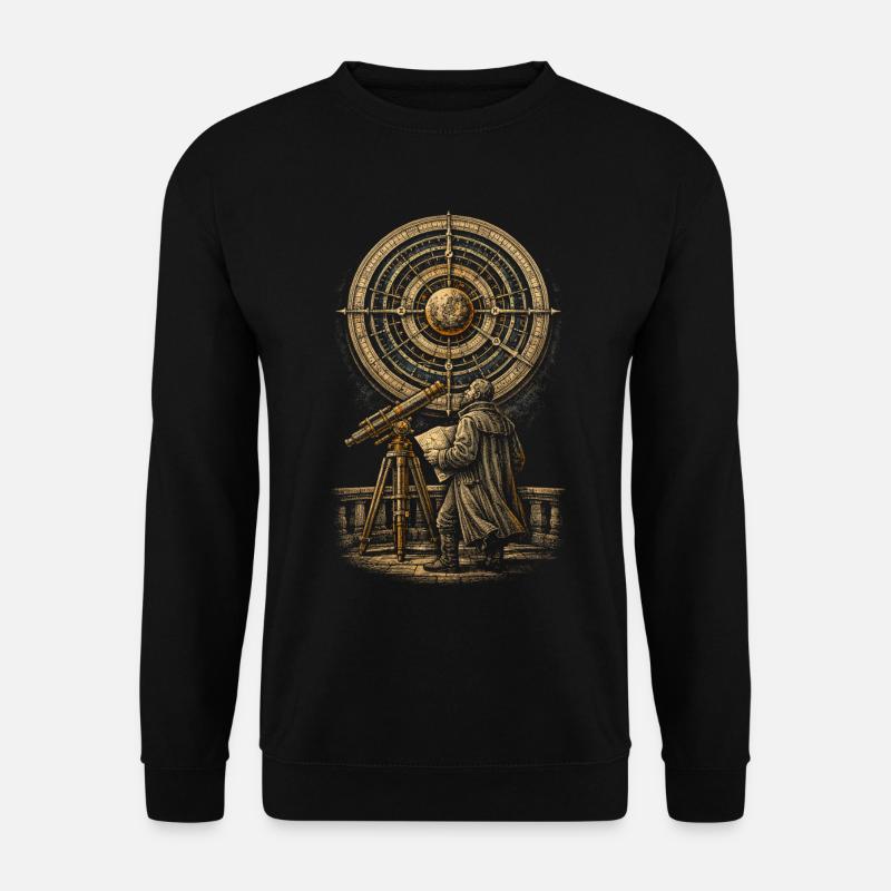 Astronomie Astronom Star Chart - Unisex Pullover - Schwarz