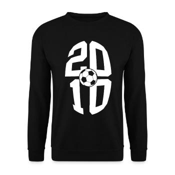 16 ANS DE NAISSANCE EN 2010 FOOTBALL 16E ANNIVERSAIRE - Sweat-shirt Unisexe - noir - Devant - Alina (178cm) & Michal (187cm)