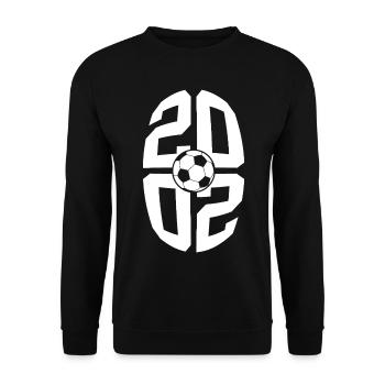 24 ANS NÉ EN 2002 FOOTBALL 24E ANNIVERSAIRE - Sweat-shirt Unisexe - noir - Devant - Alina (178cm) & Michal (187cm)