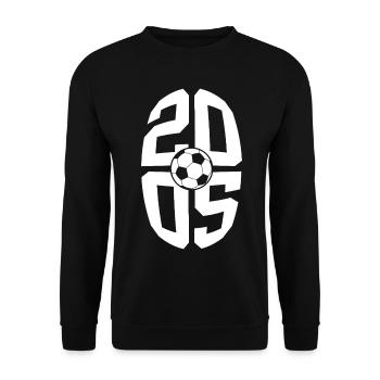 21 YEARS BORN 2005 FOOTBALL 21ST BIRTHDAY - Unisex Sweatshirt - black - Front - Alina (178cm) & Michal (187cm)